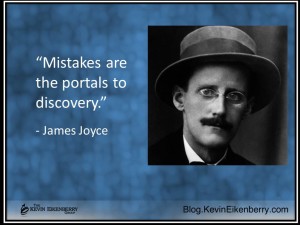 Mistakes - a James Joyce quotation