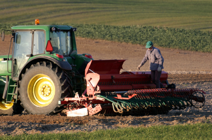 Farmer in the field