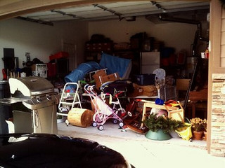 messy garage