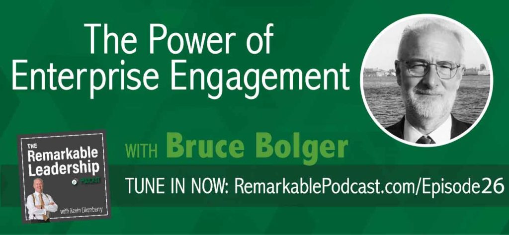 Want better business results and success? Then today's episode is one you won't want to miss! Join Bruce Bolger, "Mr. Engagement" and Managing Director of EEA (The Enterprise Engagement Alliance) as we discuss what REAL engagement means, and how fostering proactive involvement with others will get you on the fast track to sustainable success!