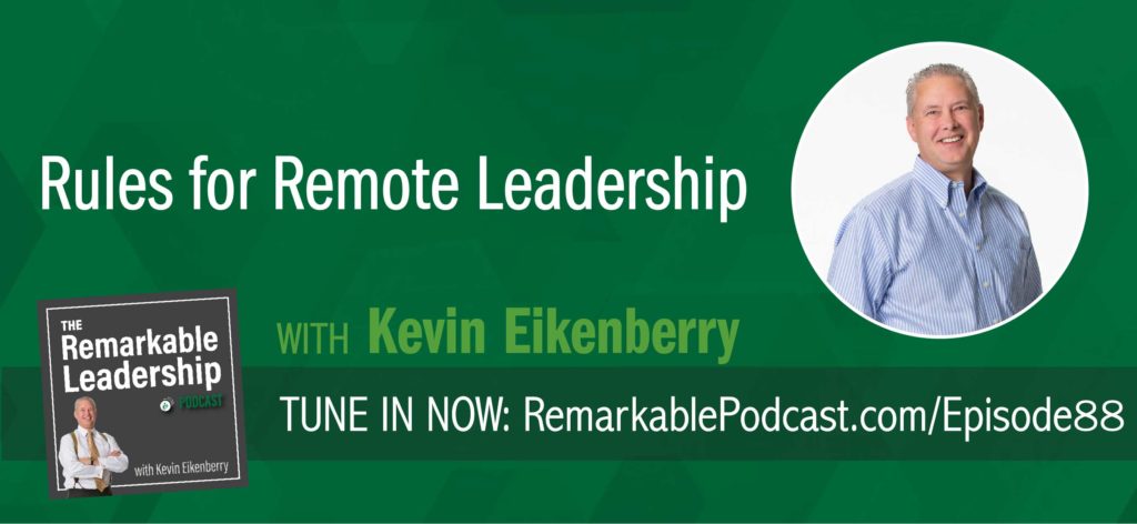 Leading from a distance can seem difficult, yet it is still about leadership, and the principles of leadership haven’t changed—they are principles. In this episode, Kevin is in the visitor’s seat to talk about the opportunities and challenges with leading a remote team. He gives us a preview into The Long-Distance Leader, scheduled for a June 2018 release and shares some takeaways we can implement today